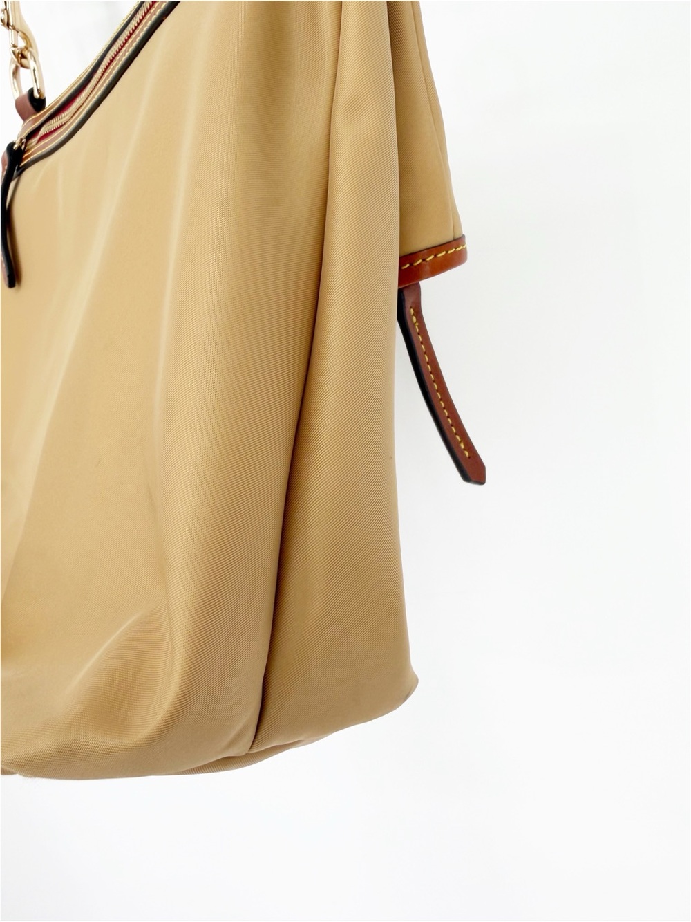 Dooney & Bourke Wayfarer Nylon Flapover Crossbody Taupe - Picture 6 of 11